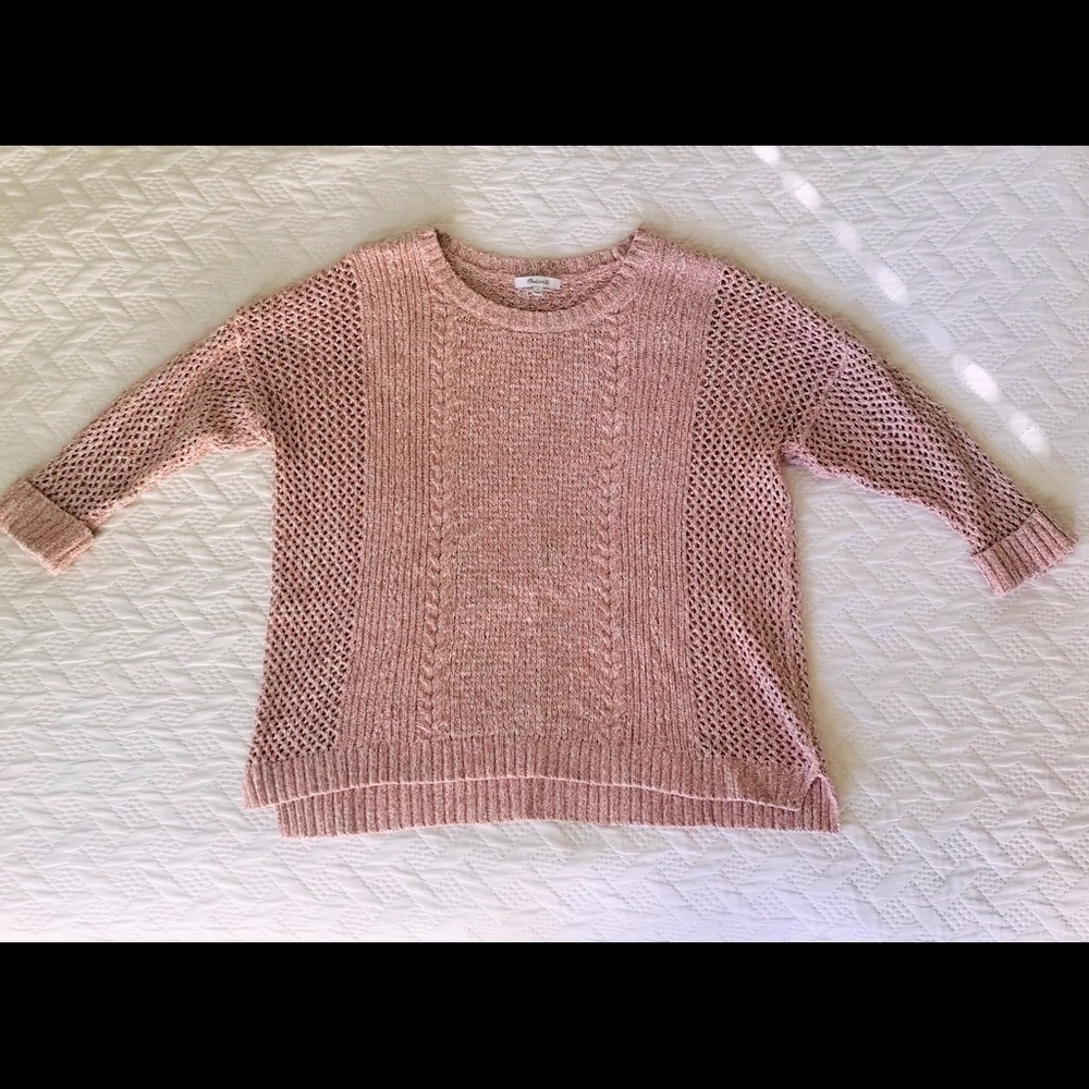 Madewell Marled Plaza Knit Sweater
